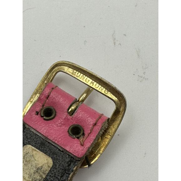 Vintage Disney Minnie Mouse Bradley Swiss 23 Watch Not Tested Pink - Picture 6 of 8